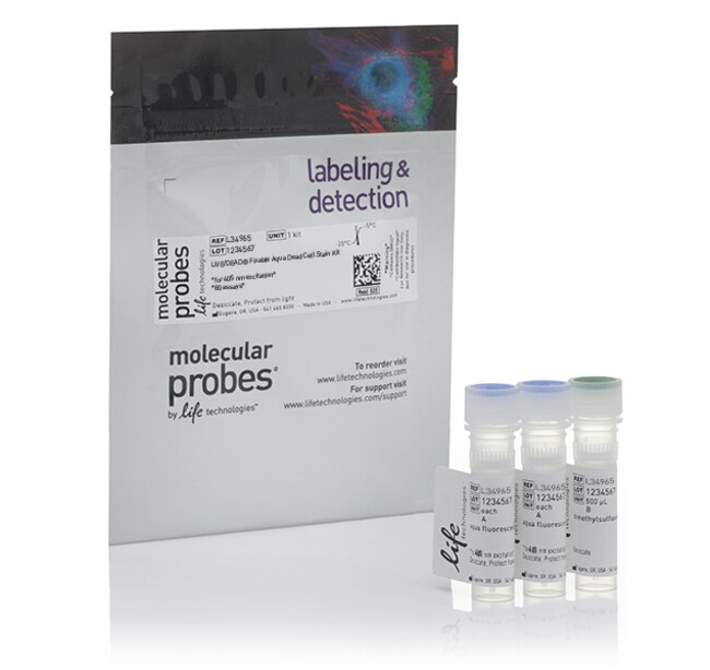 Invitrogen™ LIVE/DEAD™ Fixable Aqua Dead Cell Stain Kit, for 405 nm ...